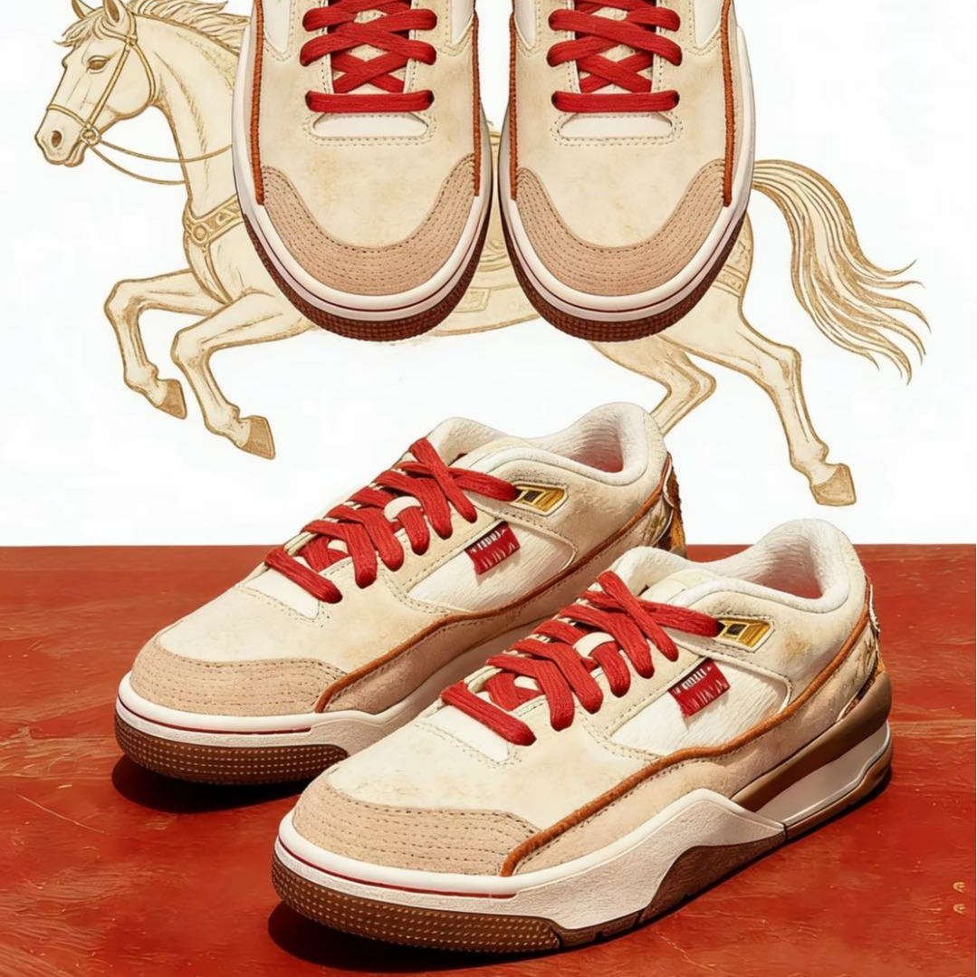 【滔搏联动】耐克AJ马年红品福来鞋男女同款运动休闲板鞋IQ1107-171