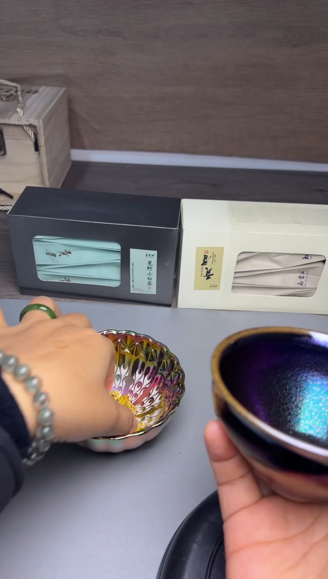 茶盏建窑建盏 福利七彩