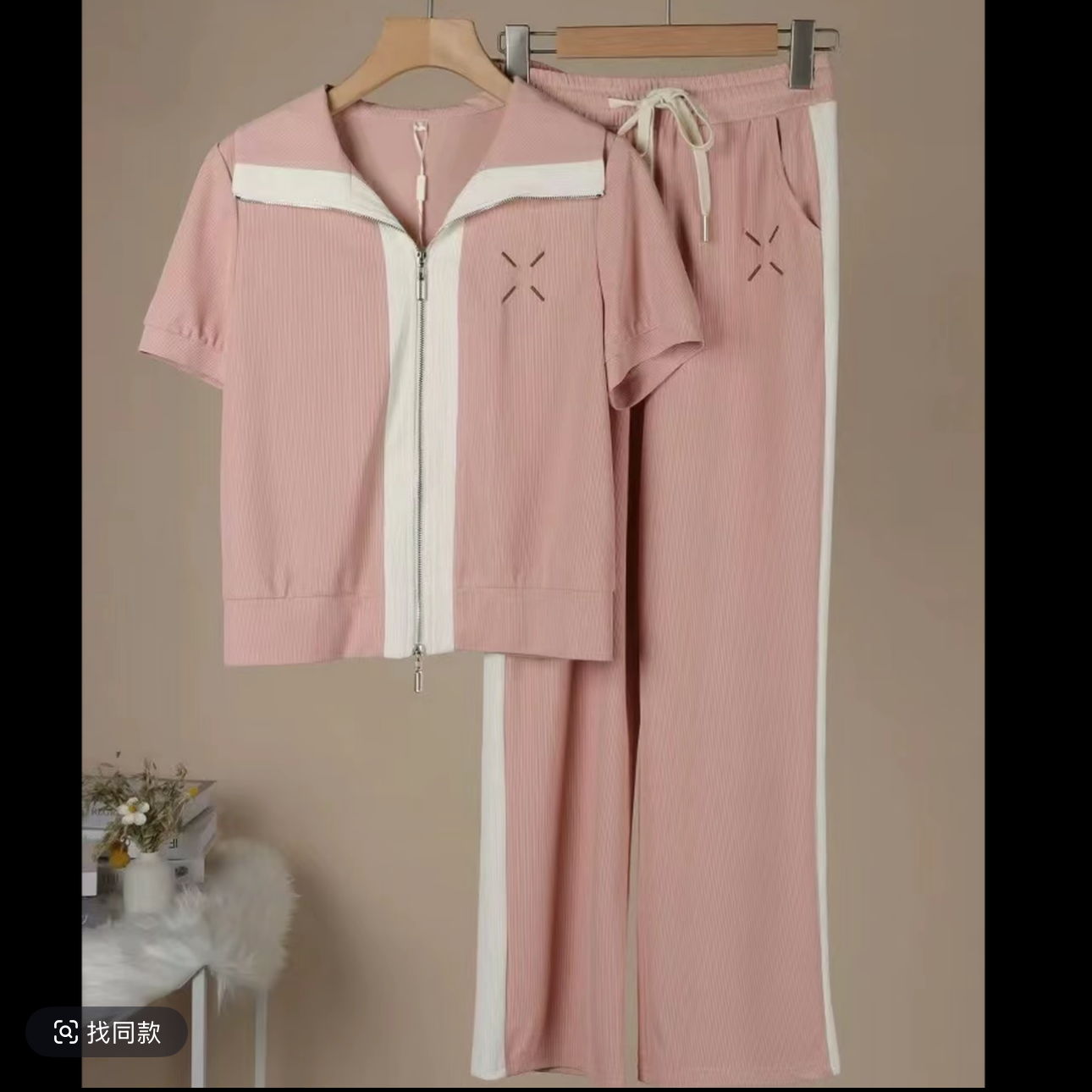 中国风时尚套装秋季夏款文艺复兴风肯豆风职场休闲风A140