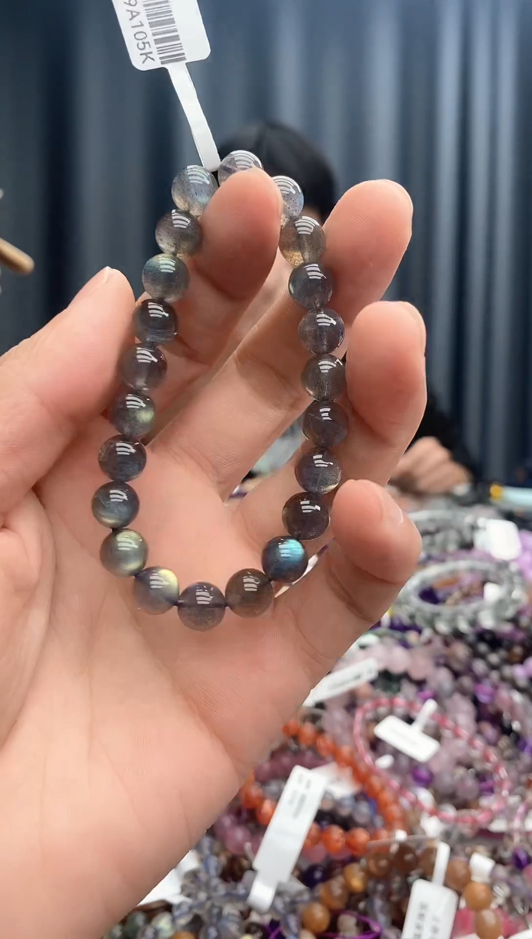 【闪购商品】长石手链未镶嵌灰月光