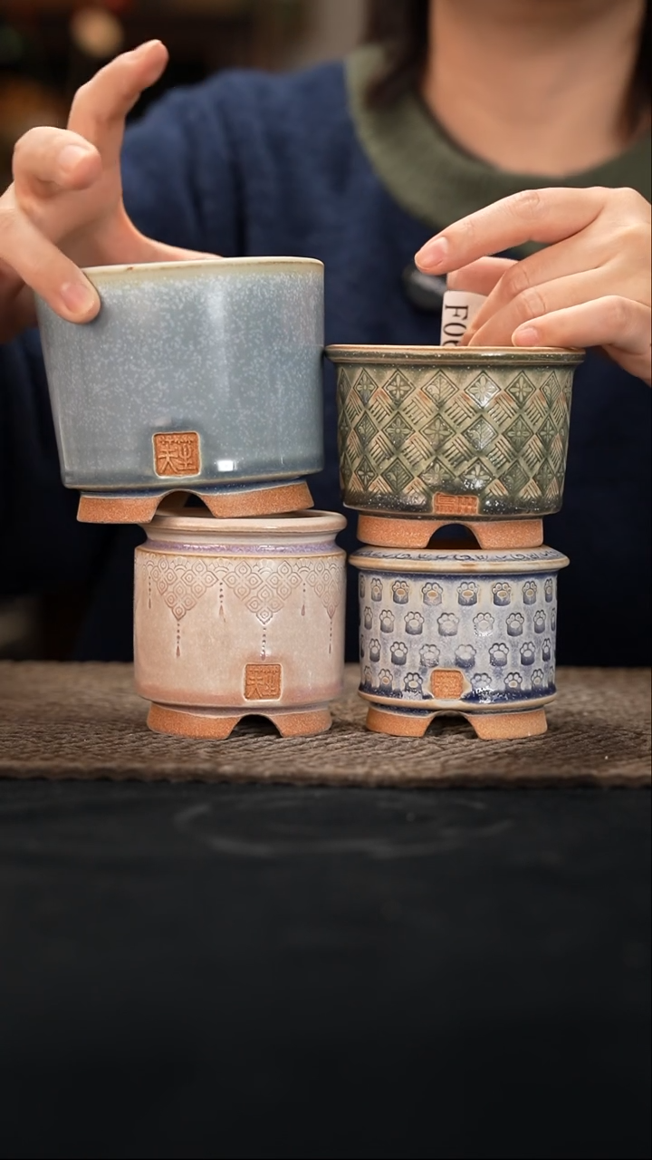 口径花盆12-30-067一组4个默认有瑕