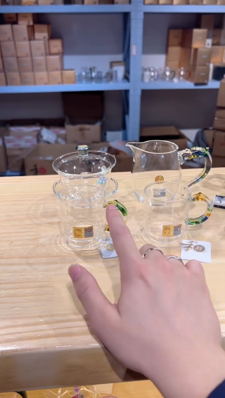 禾器-隆宇茶海-迷翠/禾器有礼新标+沁莲盖碗-迷翠++2