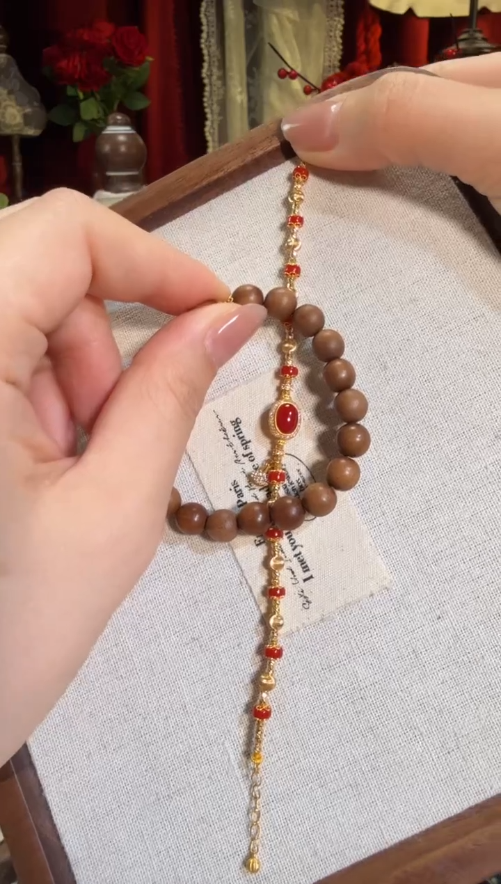 【闪购商品】非洲檀香无事牌阿卡全金