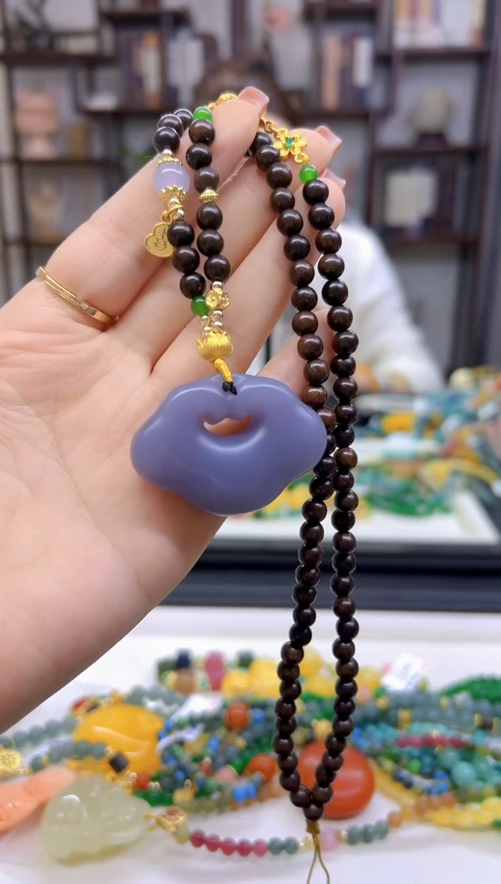 【闪购商品】和田玉毛衣链未镶嵌M597