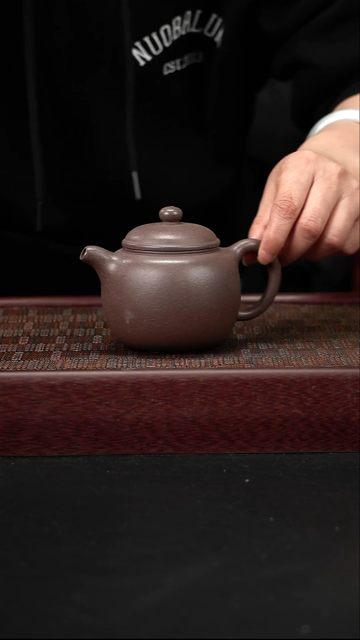 茶壶紫砂lzx全砂天青匏尊