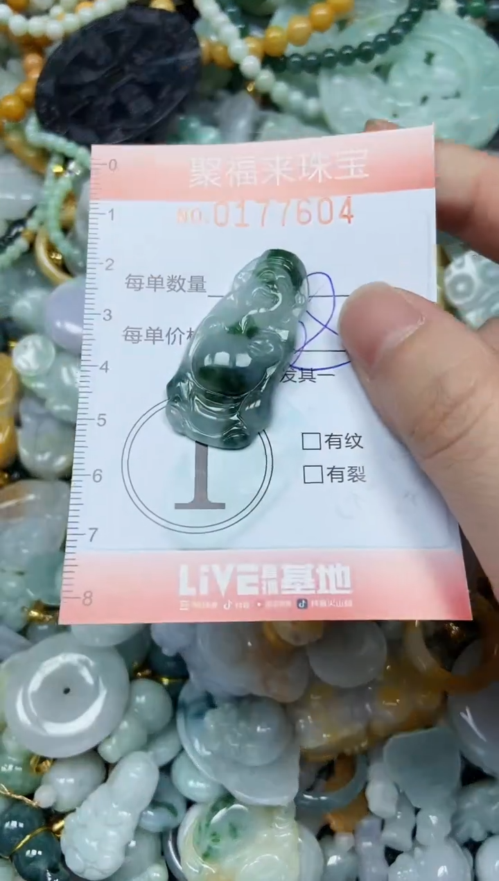 翡翠未镶嵌项链闪购0177604