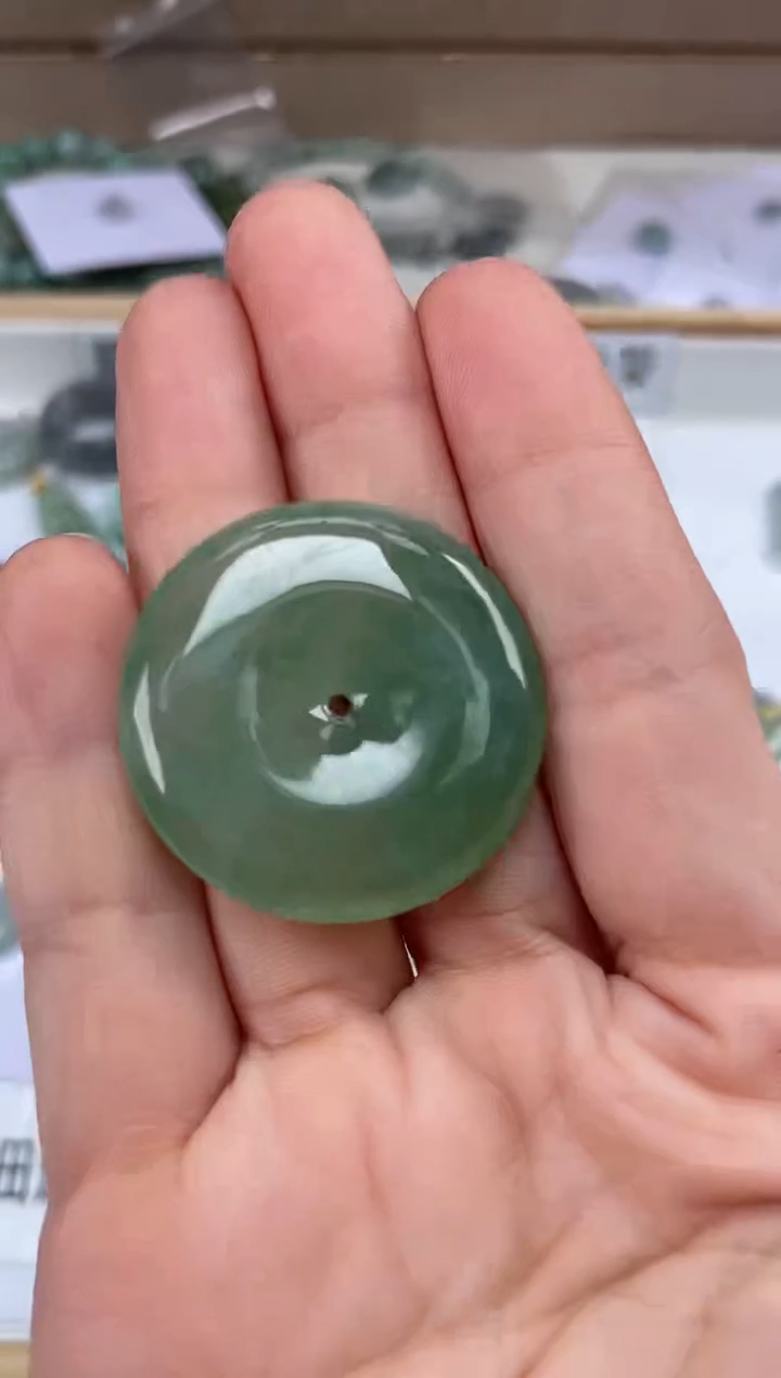 【闪购商品】翡翠颈饰未镶嵌翡翠挂件平安扣