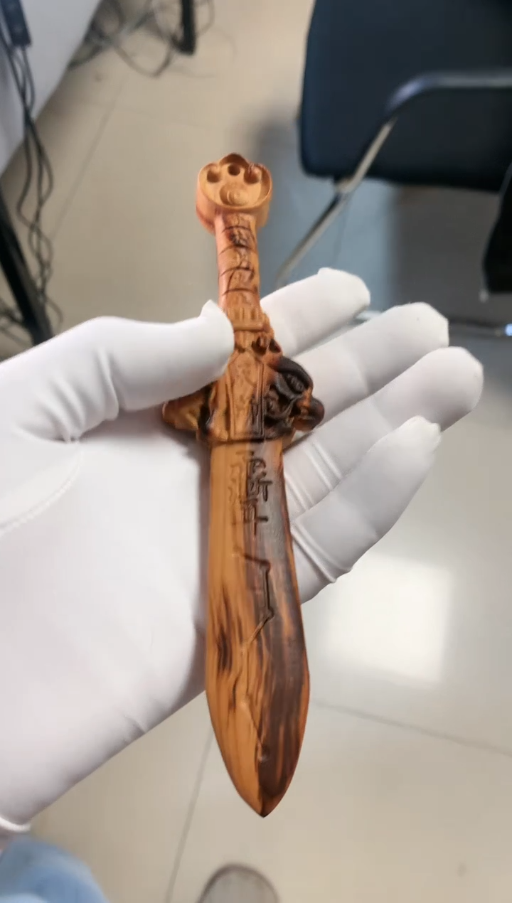 【闪购商品】枣木其他黄色枣木木剑一把
