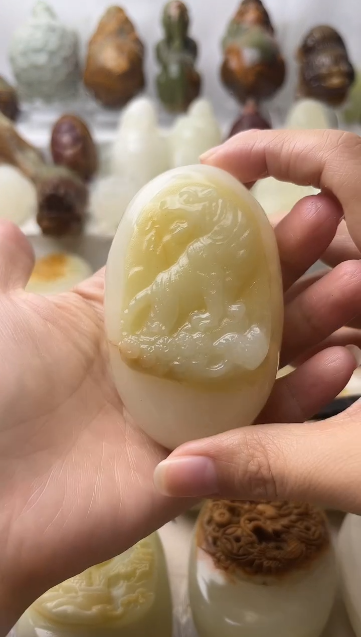 石材方解石棉纹正常不退换上山虎