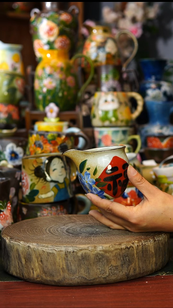 陶瓷6景德镇手工手绘釉下彩