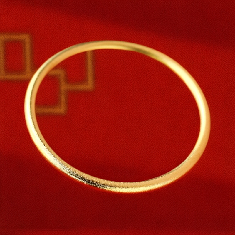 【小小】国潮风大气百搭复古潮流款女士手镯合金手镯（ZL72216）