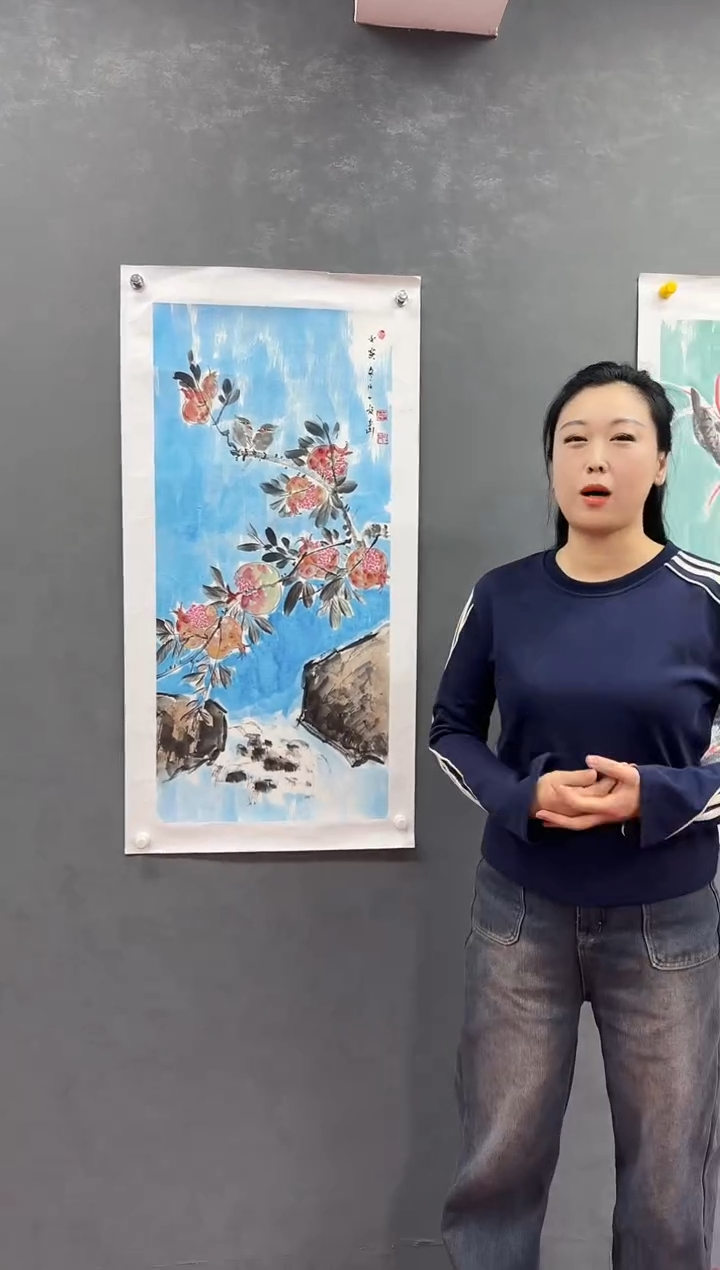 【闪购商品】国画一画庐美术馆申一孜老师国画作品10-1