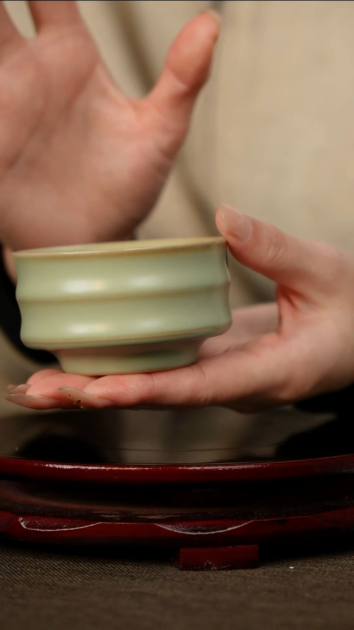 全品 紫金  竹节杯 