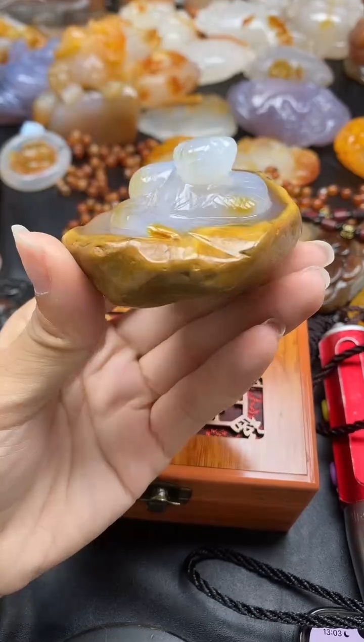 未镶嵌1玛瑙/玉髓博ll