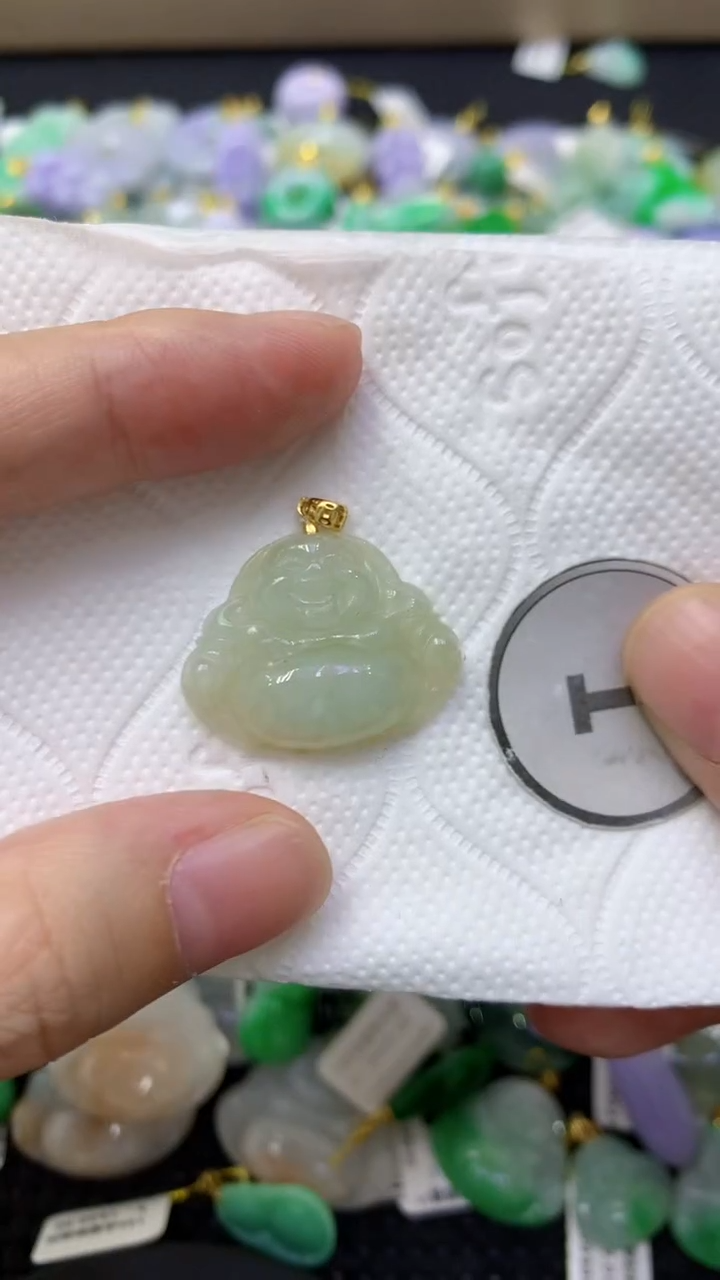 颈饰未镶嵌翡翠天然缅甸翡翠A货