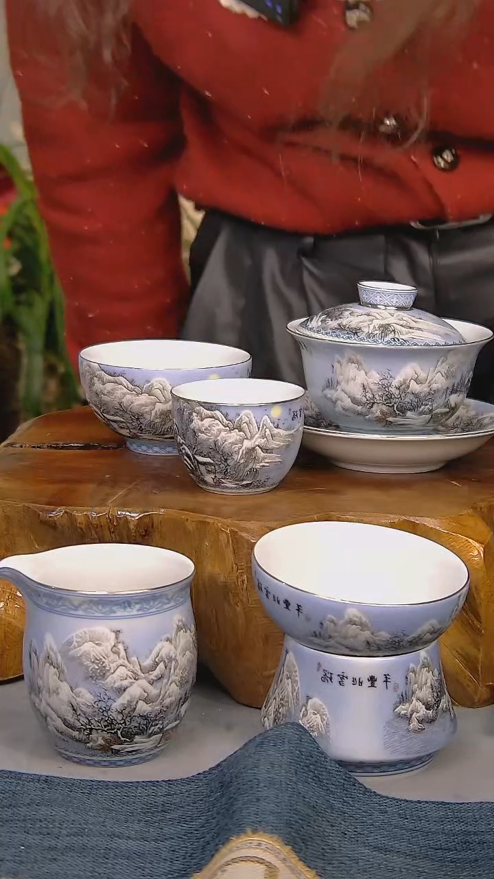 【闪购商品】简装家用款6件套 陶瓷家用茶具系列