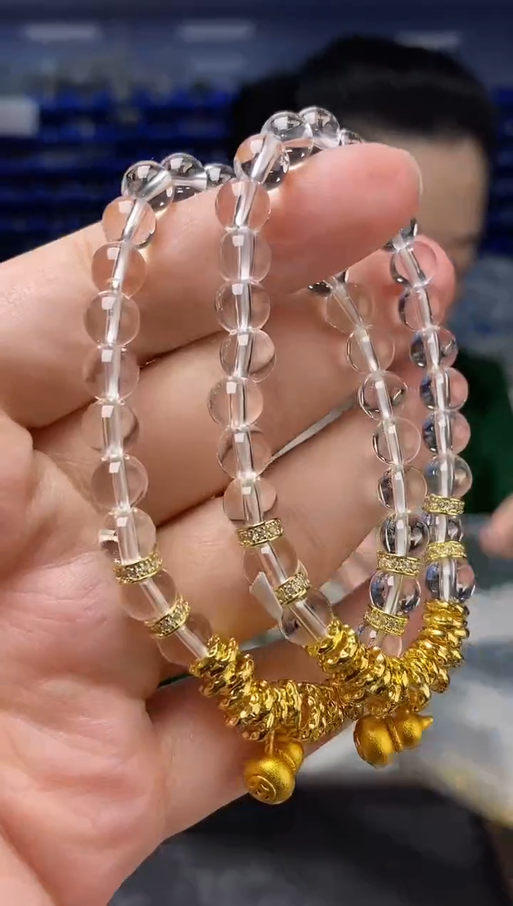 未镶嵌手链水晶多样性发货发其一 