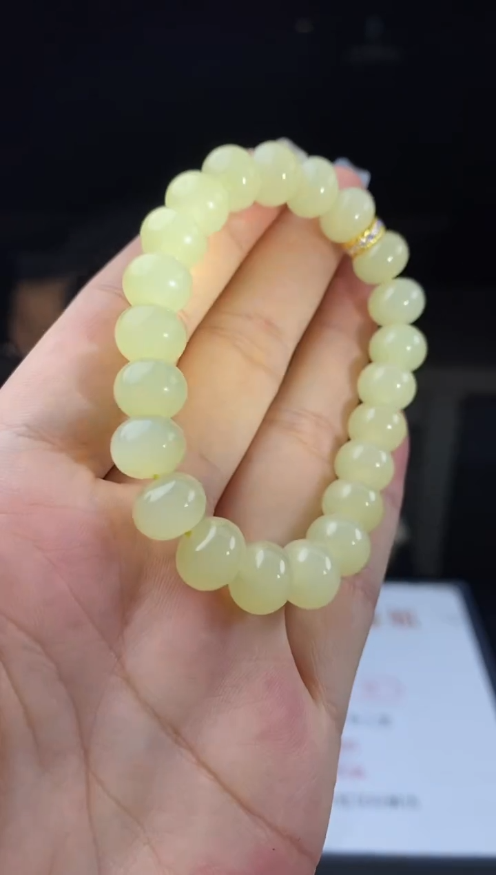 手串银S925镶嵌和田玉多样性-手串-S3799