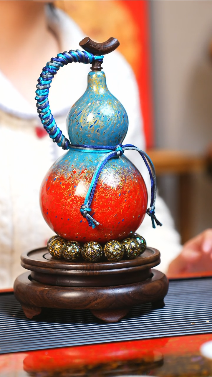 【闪购商品】JZ109大师姐臻选非遗大漆酒葫芦