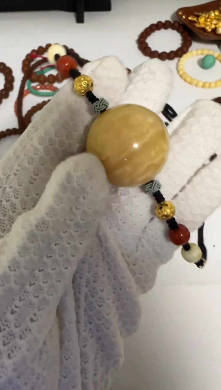 裸石蜜蜡未镶嵌ㅤ****?蜜蜡大圆珠