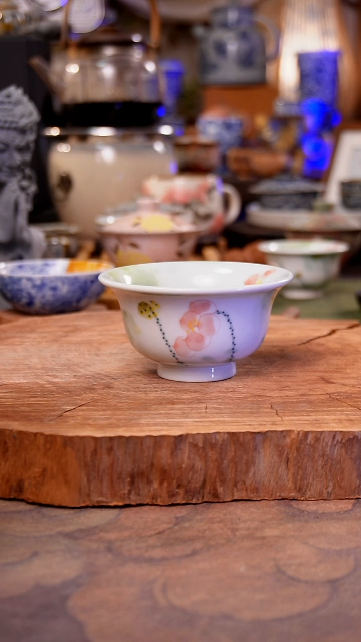 摆件陶100ML手工手绘手工手绘