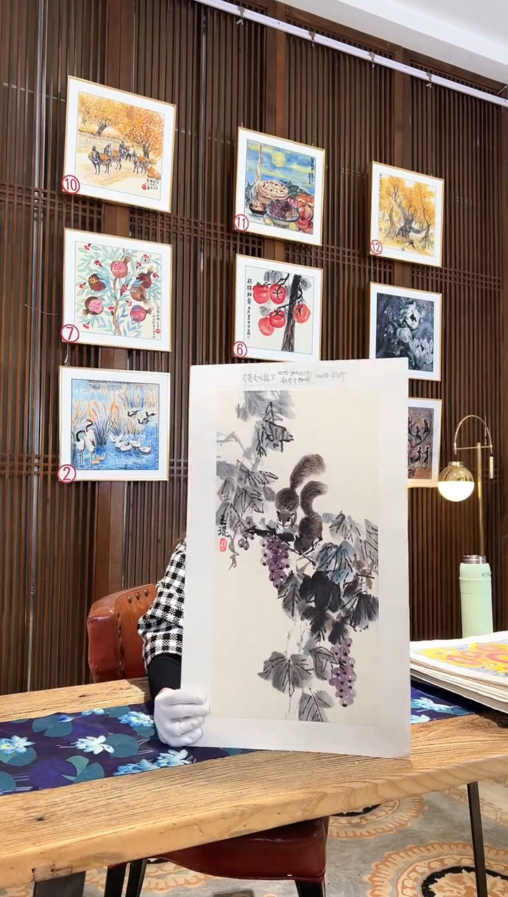 版画耿玉琨名章限量版画S