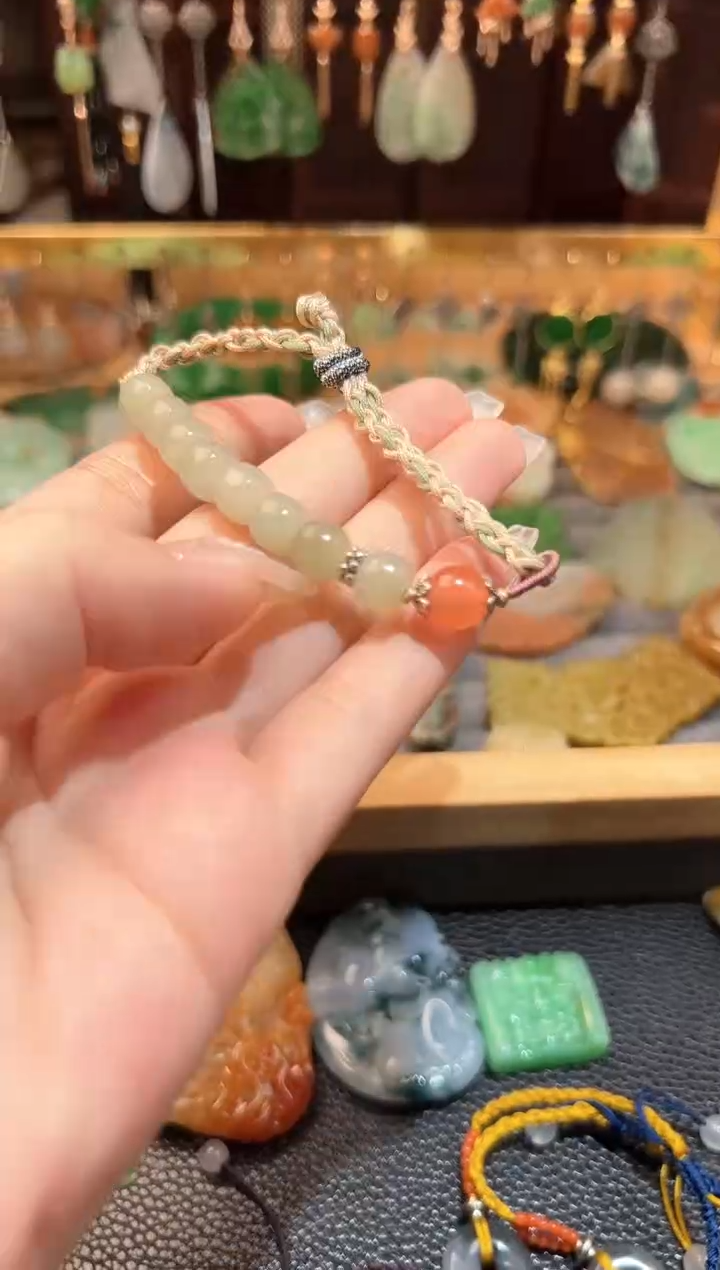 【闪购商品】和田玉（糖玉）手链未镶嵌和田玉随机发货发一件