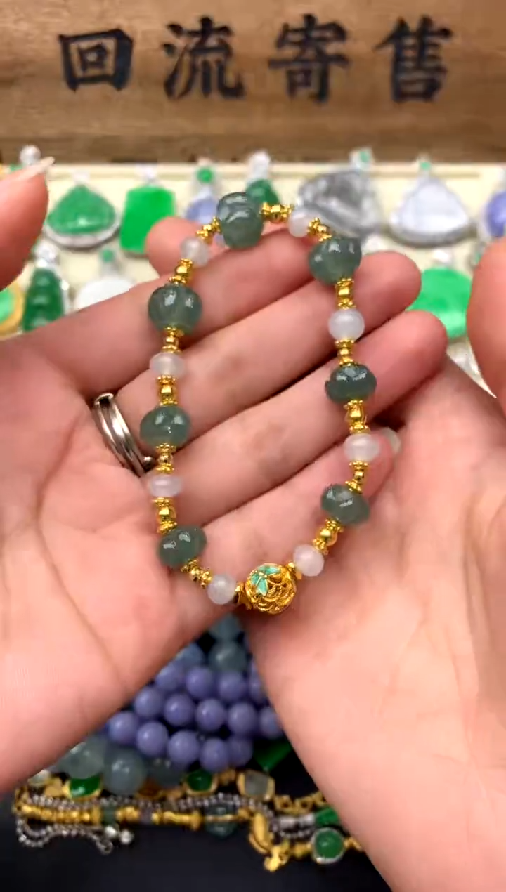【闪购商品】翡翠手串未镶嵌423-中国好珍宝