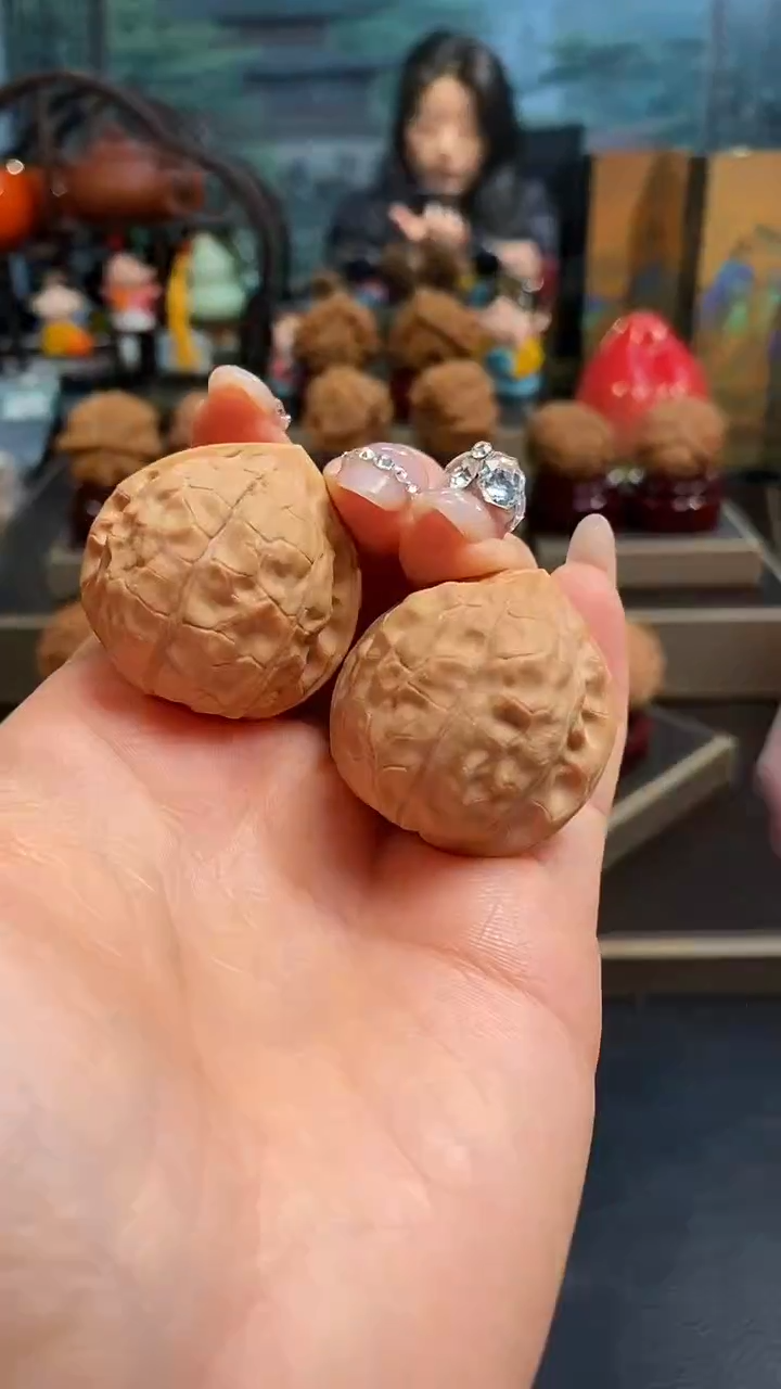 【闪购商品】文玩核桃吊坠B325龟甲纹33