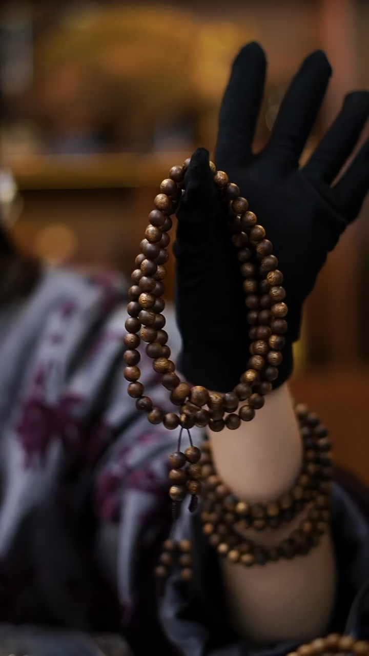 沉香手串8mm陆河一代苗圆珠多圈25g+多样性发一