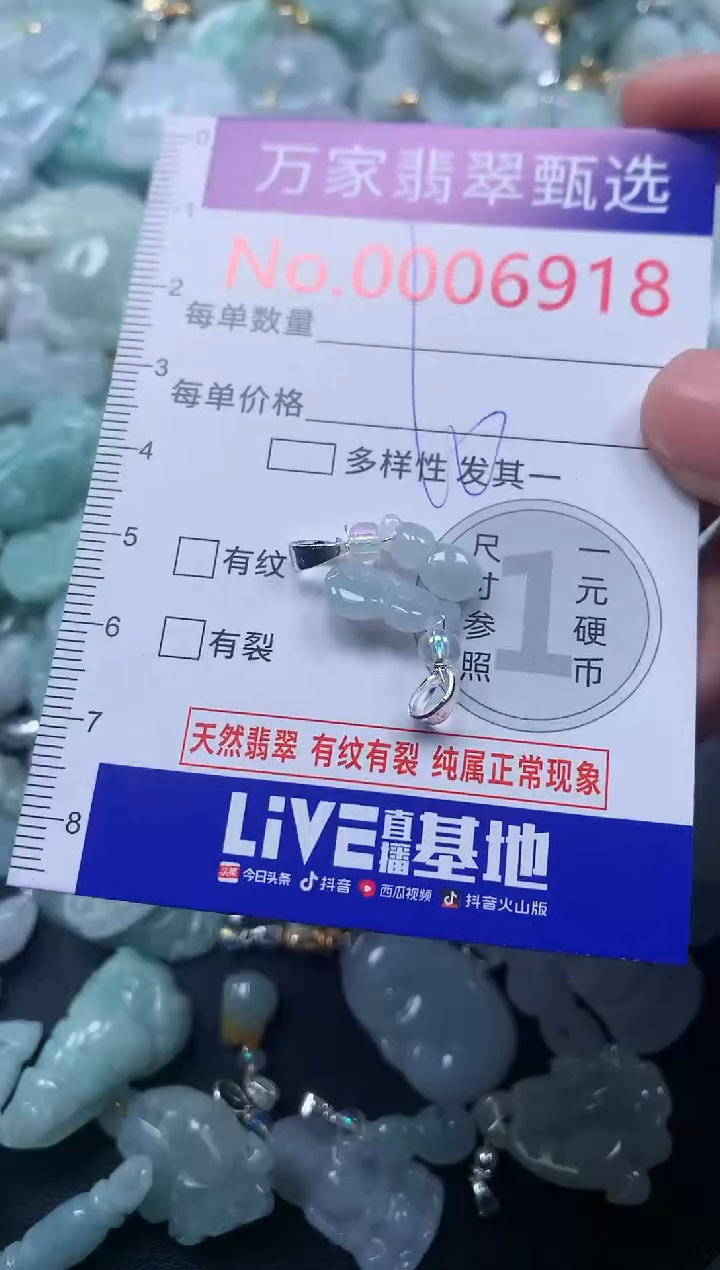 颈饰未镶嵌翡翠6918