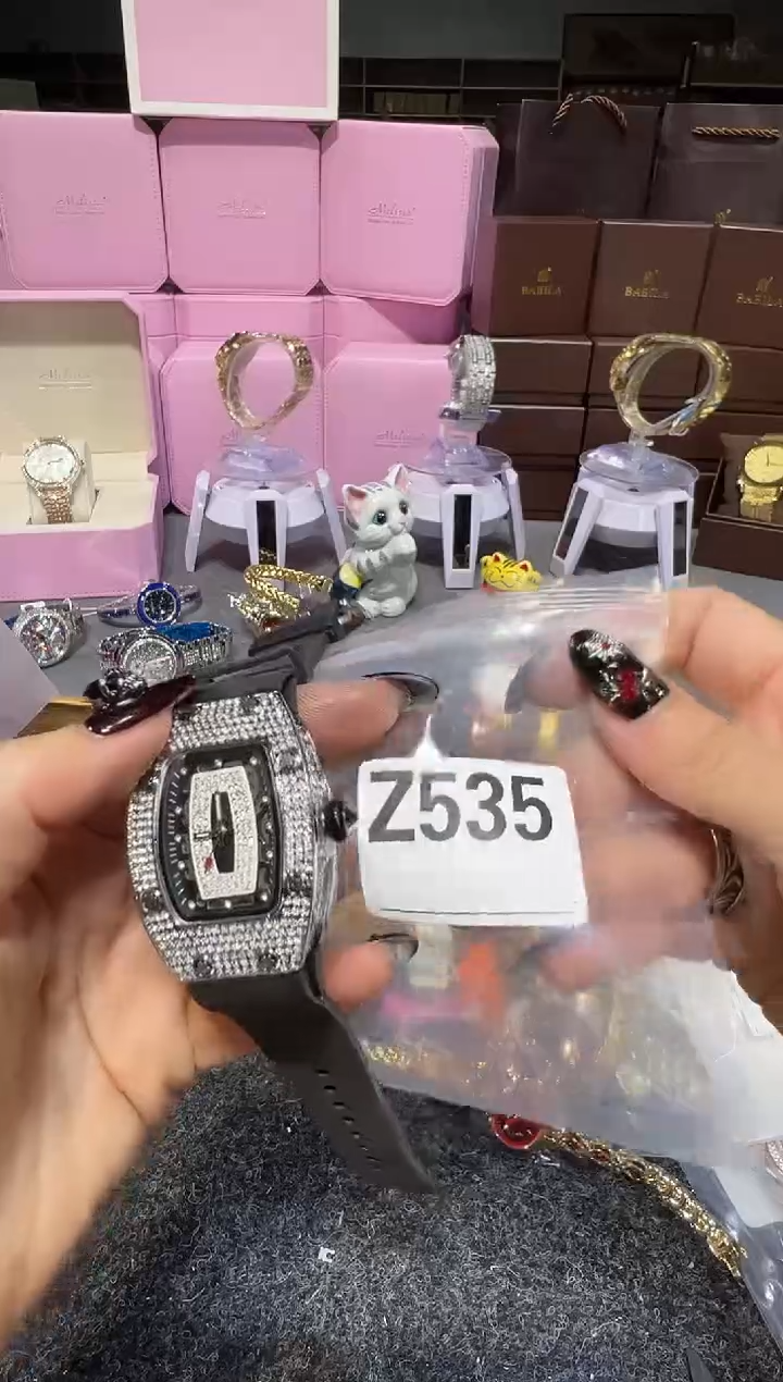 石英机芯不锈钢不锈钢直播定闪专用