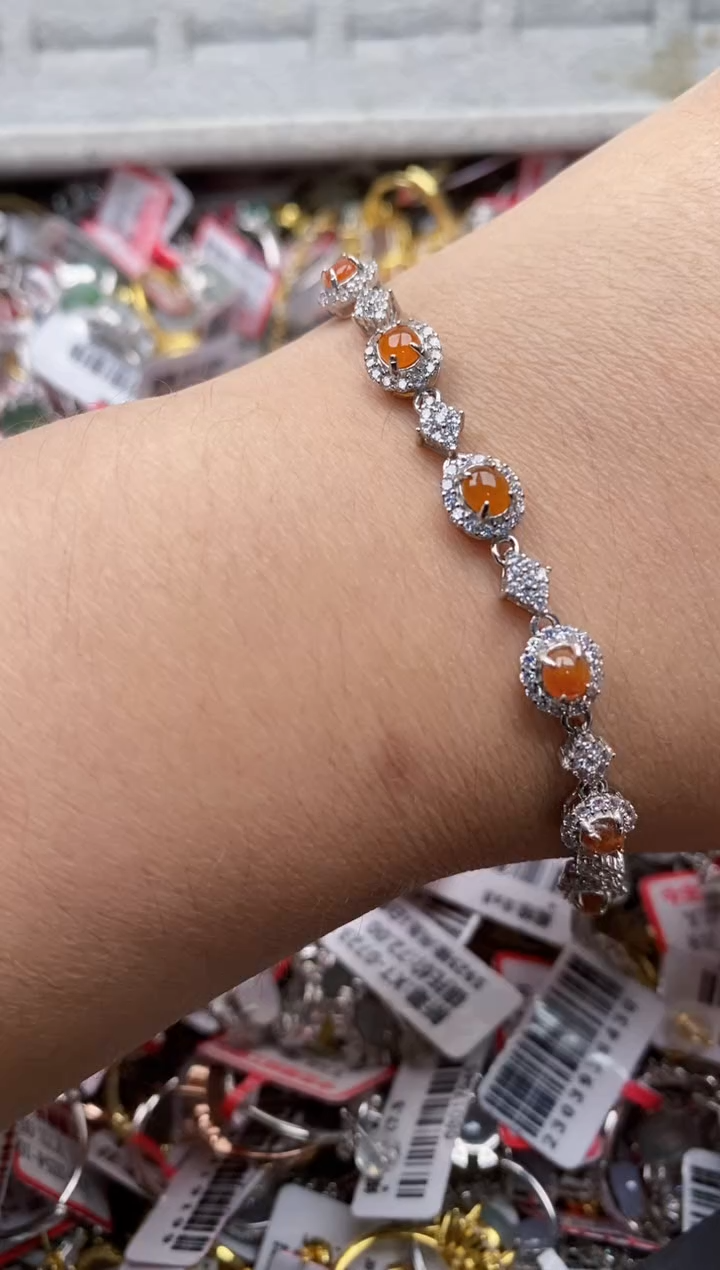 【闪购商品】翡翠戒指银S925镶嵌55555---3