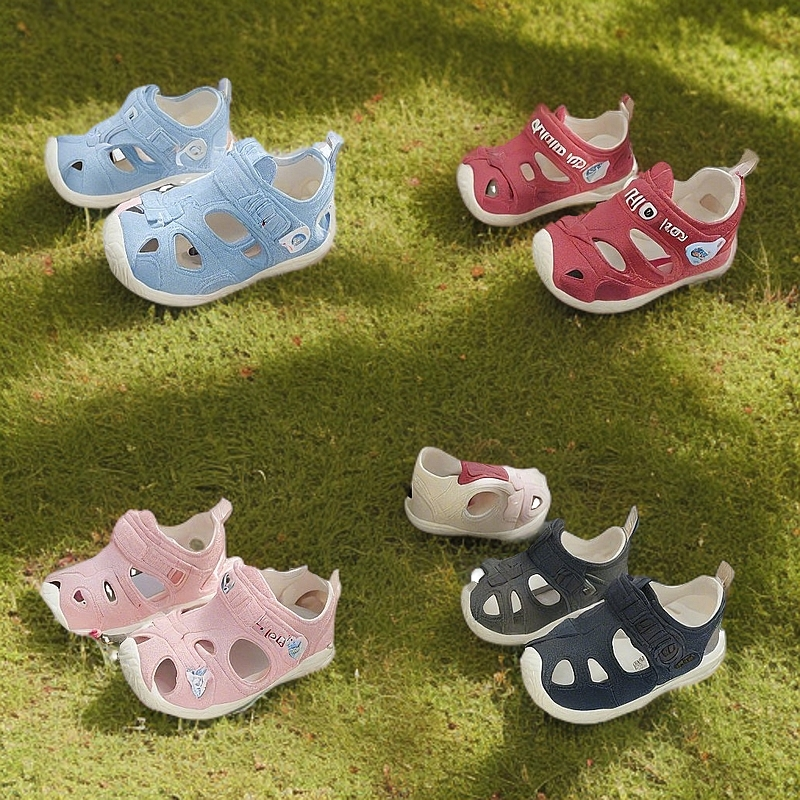 春夏学步鞋车婴儿鞋魔术贴软底棉鞋板鞋纯色