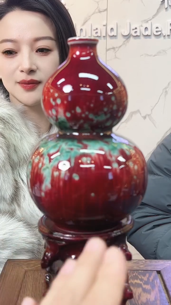 摆件陶景德镇陶瓷青花摆件14