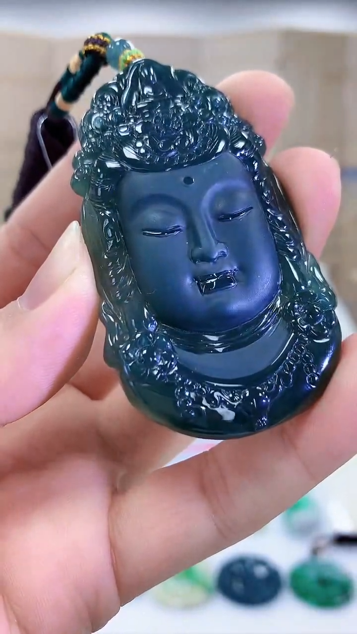 【闪购商品】定制翡翠未镶嵌5152bb-毛货挂件115