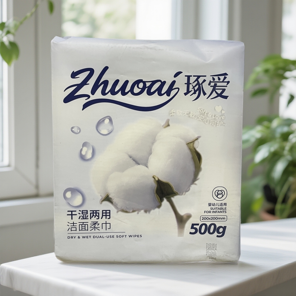 挂式抽超大包洗脸巾加大加厚500g大容量