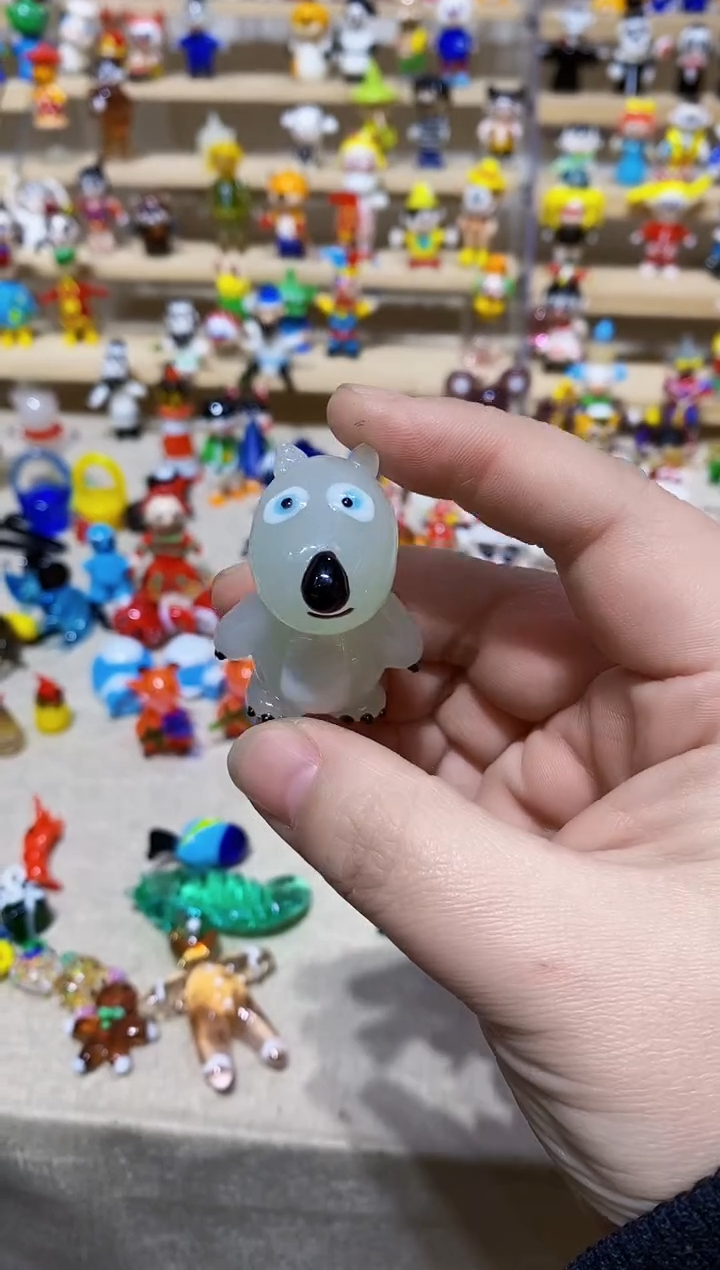 【闪购商品】琉璃手工艺品倒霉熊
