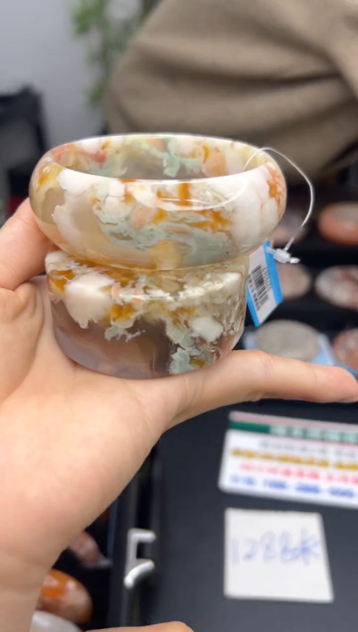 【闪购商品】石英质玉手镯未镶嵌A205(61圈赠送镯心)