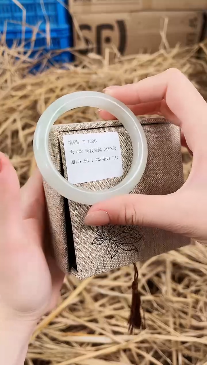 未镶嵌手镯石英质玉T1290