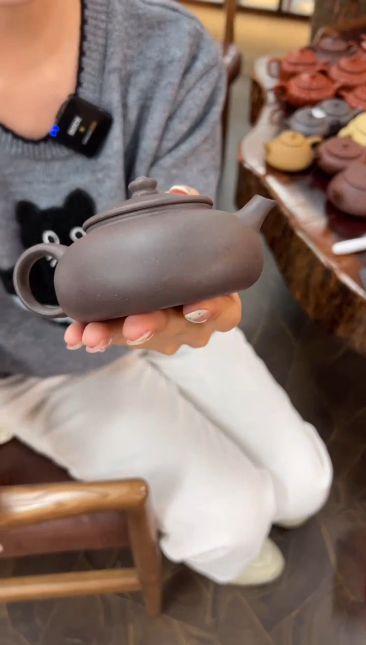 【闪购商品】紫砂茶壶头哥紫砂手工壶【福利专场】天青泥寒江