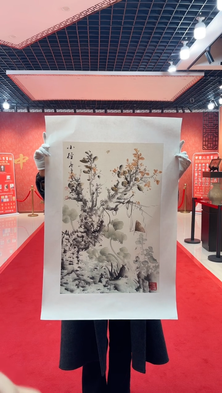 【闪购商品】国画道一老师亲笔绘画作品D6