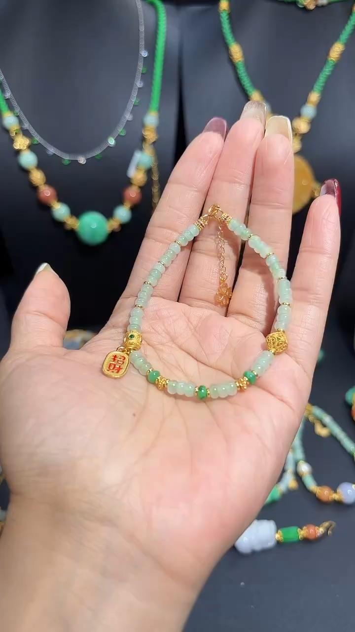 【闪购商品】翡翠颈饰银S925镶嵌缅/支持复检/一件