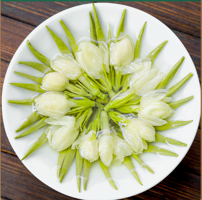 【买半斤送半斤】2025新茶特级茉莉飘雪茉莉花茶茶叶冷泡喝茉莉银针