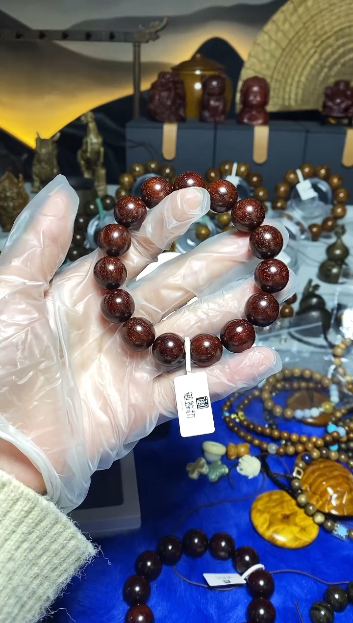 【闪购商品】小叶紫檀手串/手链1.5紫檀干磨