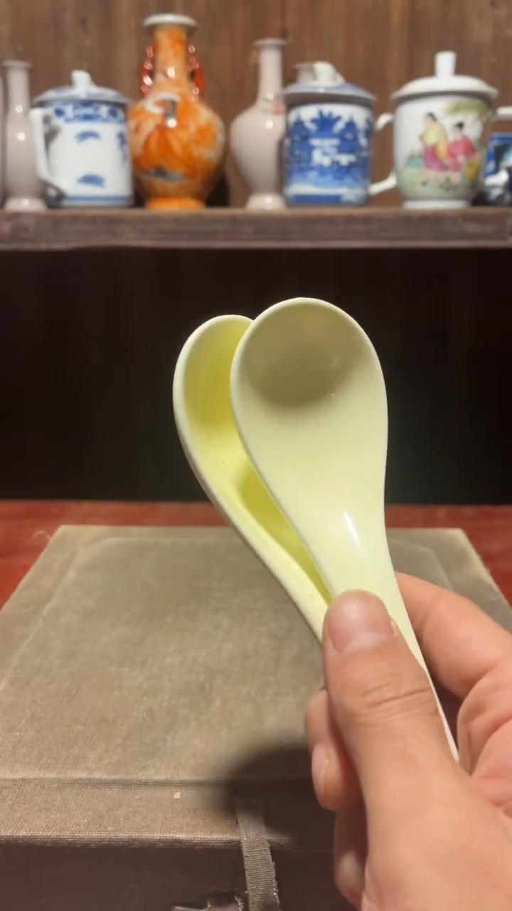 摆件瓷M01景德镇陶瓷摆件一对