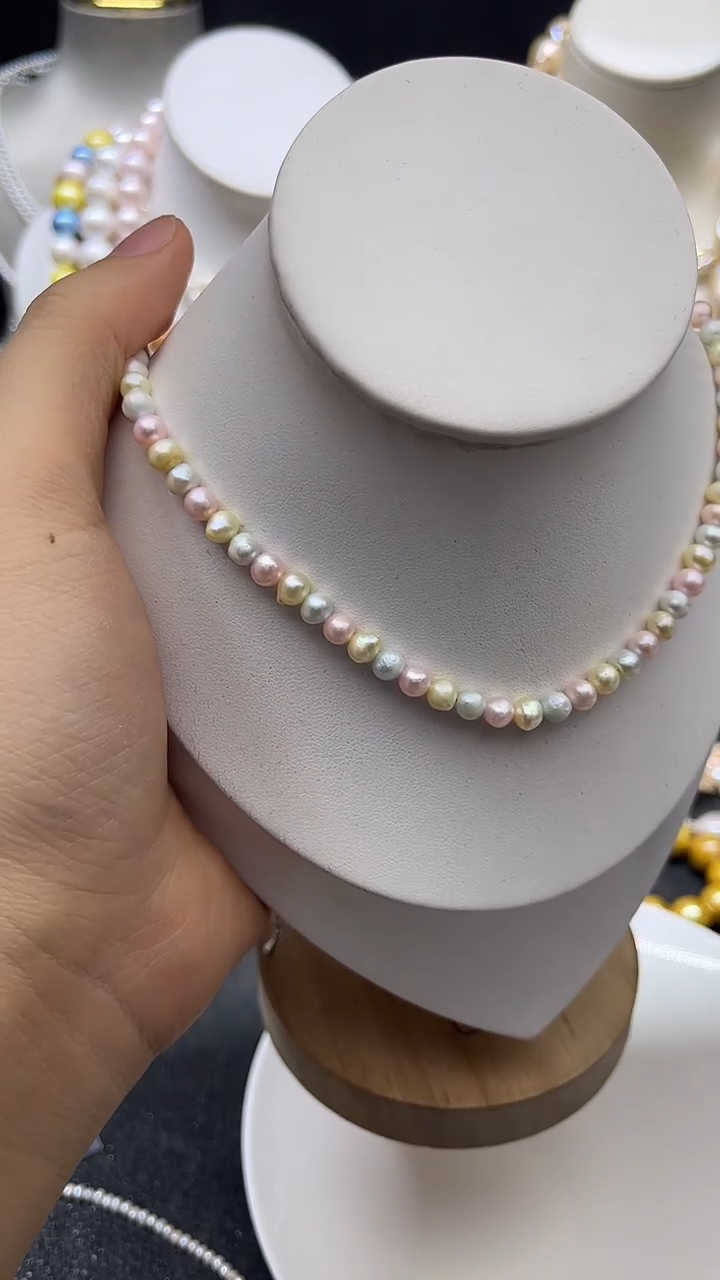 颈饰未镶嵌淡水珍珠多人