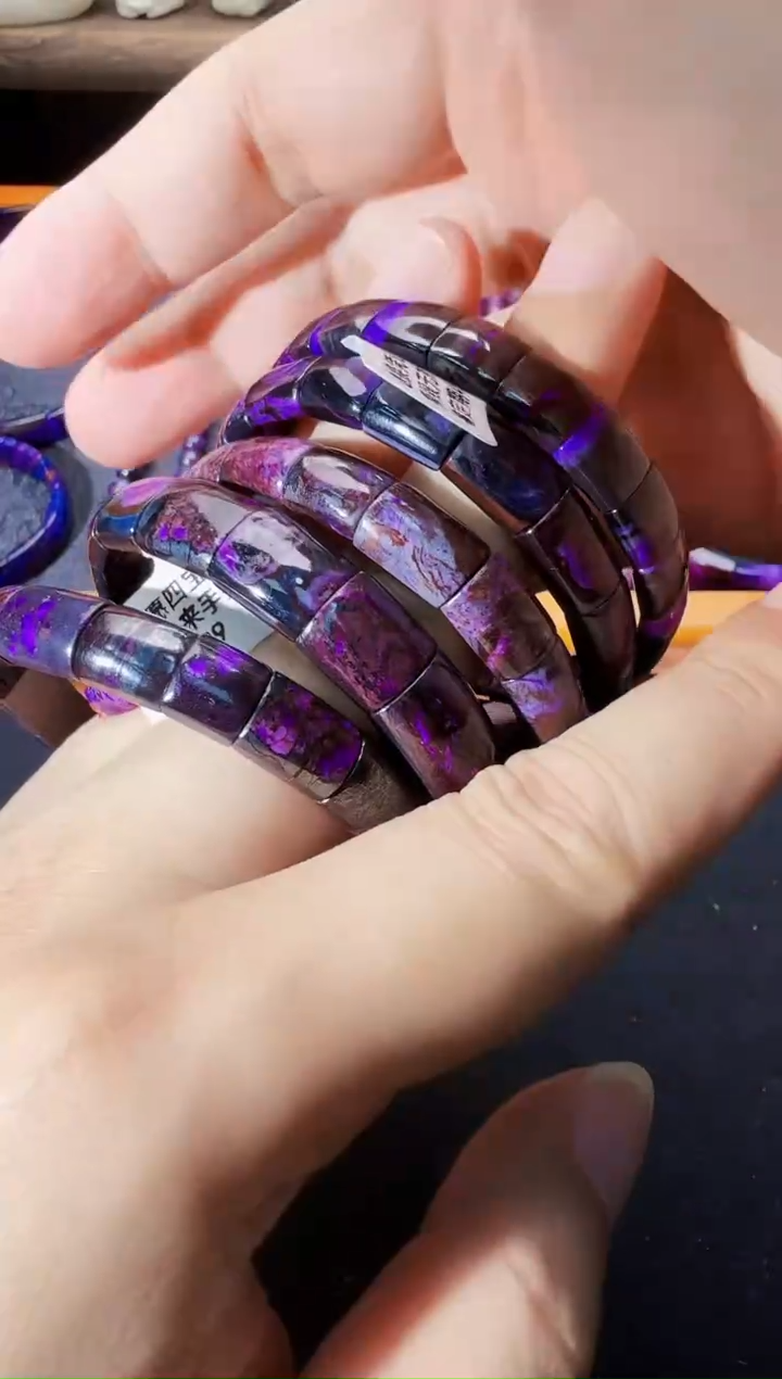 苏纪石（舒俱来）未镶嵌南非老矿丝绒手排@多样性发其一