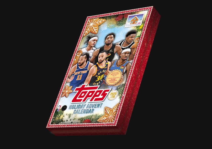 TOPPS篮球假日球星卡日历盒代拆