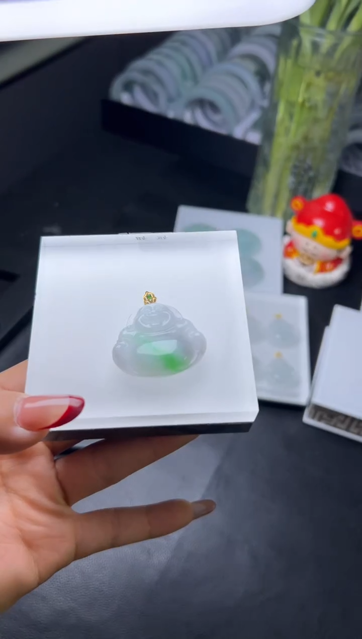 【闪购商品】翡翠颈饰18K金镶嵌W001-XJGJ24多样性发一件